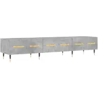 vidaXL Tv-meubel 150x36x30 cm bewerkt hout betongrijs