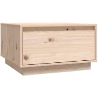 vidaXL Salontafel 55x56x32 cm massief grenenhout