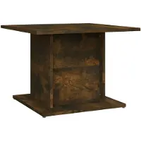 vidaXL Salontafel 55,5x55,5x40 cm bewerkt hout gerookt eikenkleurig