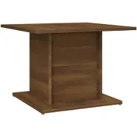 vidaXL Salontafel, bruin, eikenlook, 55,5 x 55,5 x 40 cm, houtvezel