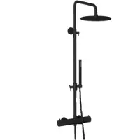 Plieger Roma opbouw regendouche 25cm mat zwart
