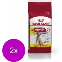 Royal Canin Medium Adult 7+ - Hondenvoer - 2 x 15+3 kg Bonusbag