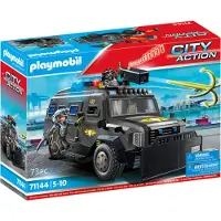 Playmobil City Action - SWAT-ATV - 71144 - 73 Onderdelen - - OneSize - Speelgoed