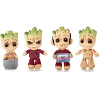 Guardians Of The Galaxy Marvel - - Assortiment Baby Groot Plush - Knuffels 4 stuks - 25cm