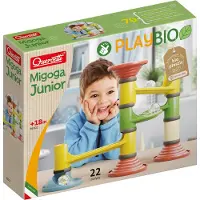 Quercetti Knikkerbaan - Migoga Junior PlayBio - 22 Onderdelen - - - OneSize - Knikkerbanen