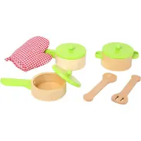 Small Foot houten pannenset 6-delig