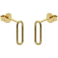 Karma oorknoppen square Goud
