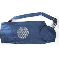 BERK Yogatas blauw met levensbloem