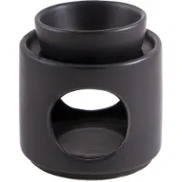 BERK Aromalamp zwart keramiek
