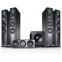 Teufel DEFINION 3 Surround Power Edition "5.1-Set" Home cinema Antraciet
