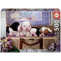 Educa Legpuzzels - Puzzel - 500 stukjes - Puppy's