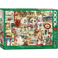 Eurographics Vintage Christmas Cards Puzzel (1000 stukjes)