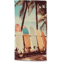 Good Morning Strandlaken Velours Vintage Surf 100x180cm - multi