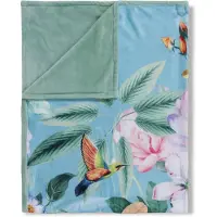 Descanso Polyester Plaid Fungi - multi 130x160cm