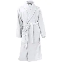 Linnick Wafel Badjas Velour Katoen - white - XL