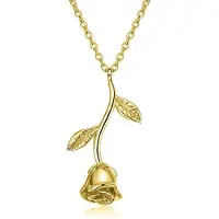 Victorious Dames Ketting – Gouden Roos – Goud – 43cm