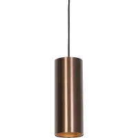 QAZQA Design hanglamp donkerbrons GU10 50mm - Tubo