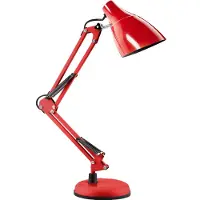 Virone Bureaulamp DIAN, 60W, E27, staal, rood - ON-DL-1/R