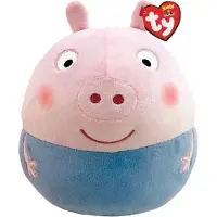 TY Squish a Boo - Peppa Pig - George - 20 cm - Knuffel