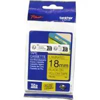 Brother Tape TZe-641 Zwart op geel (18 mm)