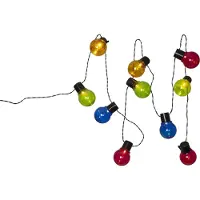 Star Trading 482-08, 10 lampen, LED, warm wit licht, geschikt voor buiten, multicolor, batterij