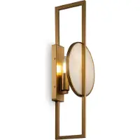 Maytoni Wandlamp Marmo, dimbaar, messing / goud, Woon-/ Eetkamer, metaal, Modern, wandlamp