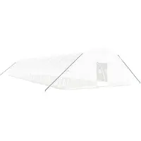 vidaXL Tuinkas met stalen frame 132 m² 22x6x2,85 m wit