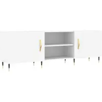vidaXL Tv-meubel 150x30x50 cm bewerkt hout wit