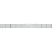 vidaXL Gaashek met flens 1,8x25 m groen