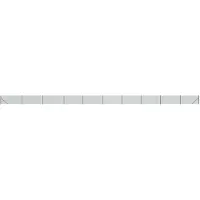 vidaXL Gaashek met flens 1,1x25 m groen