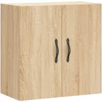 vidaXL Wandkast 60x31x60 cm bewerkt hout sonoma eikenkleurig