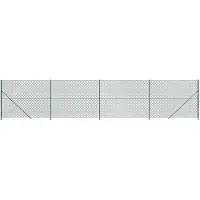 vidaXL Gaashek met flens 1,4x10 m groen