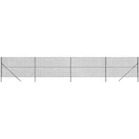 vidaXL Gaashek 1,4x10 m antracietkleurig