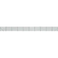 vidaXL Gaashek met flens 1,6x25 m groen