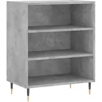 vidaXL Dressoir 57x35x70 cm bewerkt hout betongrijs