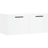 vidaXL Wandkast 80x36,5x35 cm bewerkt hout wit