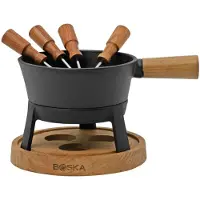 Boska Fondueset Pro S Black / Brown / Silver