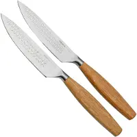 Boska Steakmessenset Oslo+ Brown / Silver (Set van 2)