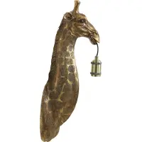 Light & Living Wandlamp 20,5x19x61 cm GIRAFFE antiek brons
