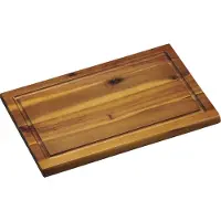 Kesper 1x Rechthoekige acacia houten snijplanken 21 x 32 cm - Snijplanken
