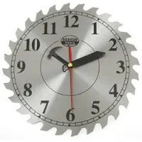 Benson Werkplaats wandklok cirkelzaag 25 cm - Wandklokken