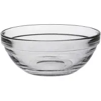 Duralex 6x Kleine serveer/dessert schaaltjes van glas 12x 4.9 cm - Serveerschalen