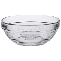 Duralex 6x Kleine serveer schaaltjes van glas 9 x 3.7 cm - Serveerschalen