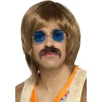 Smiffy'S Abba verkleed pruik accessoires set voor heren - Verkleedpruiken