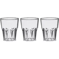 SANTEX 6x Shotglaasjes 4 cl/40 ml van onbreekbaar transparant kunststof - Shotglazen