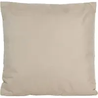 Anna's Collection Buiten of tuin sier kussens - taupe - 45 x 45 cm - binnen/buiten - Sierkussens