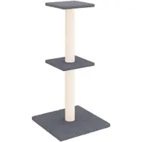 vidaXL Kattenmeubel met sisal krabpalen 73 cm donkergrijs