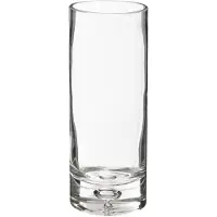 Atmosphera bloemenvaas Cilinder model - transparant - glas - H23 x D9 cm - Vazen