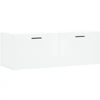vidaXL Wandkast 100x36,5x35 cm bewerkt hout wit