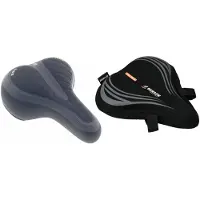 Benson Fietszadel - met vering - incl. zadeldek - met gel - 26 x 23 cm - Fietszadels